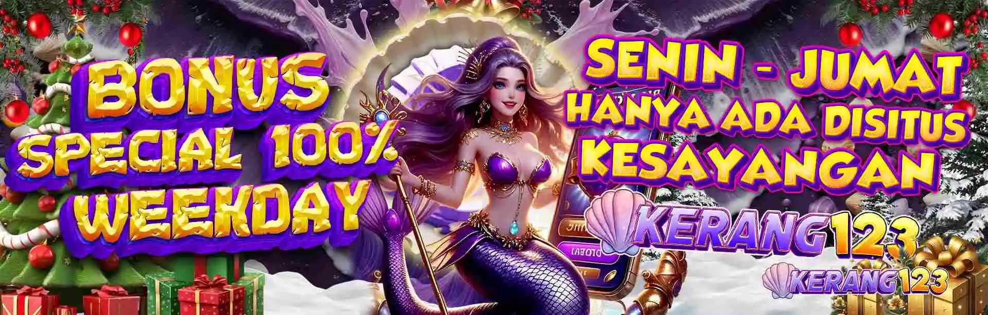 BONUS 100% SPECIAL  WEEKDAY